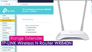 how to setup tp link 450mbps wireless n router as extender