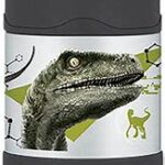 THERMOS Jurassic World: Dominion FUNTAINER 10 Ounce Stainless Steel Vacuum Insulated Kids Food Jar with Spoon JW: Dominion