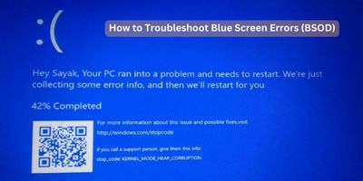 How to Troubleshoot Blue Screen Errors (BSOD)